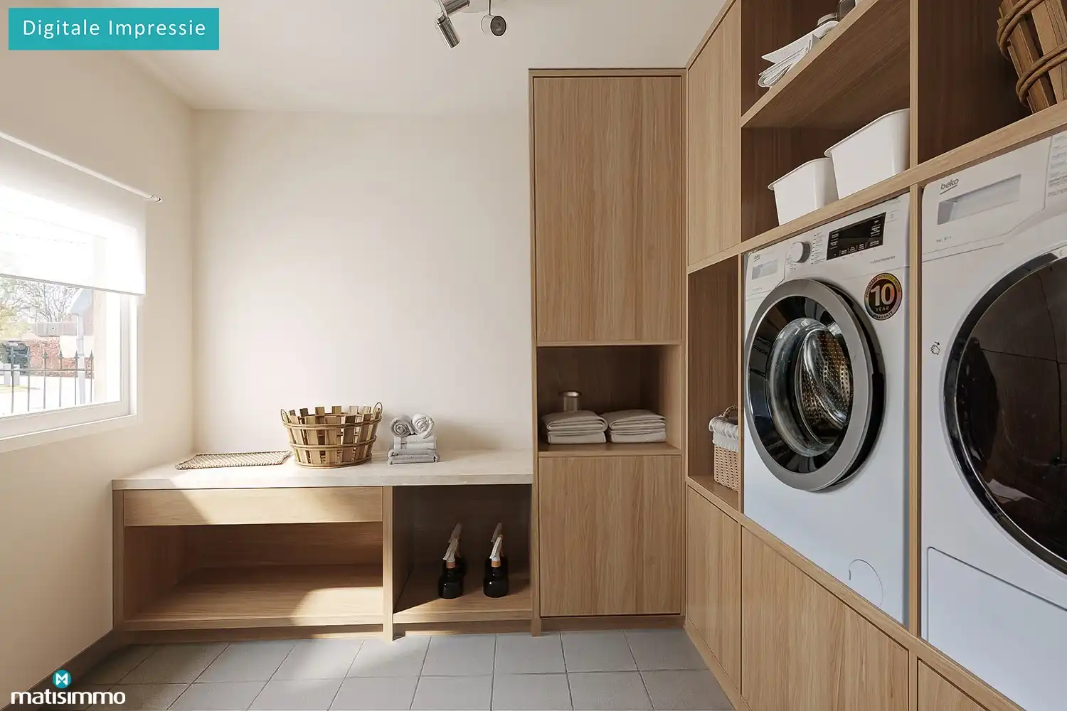 GERENOVEERDE WONING MET 3 SLAAPKAMERS, RUIME GARAGE EN TUIN (11A 40CA) TE BILZEN foto 14