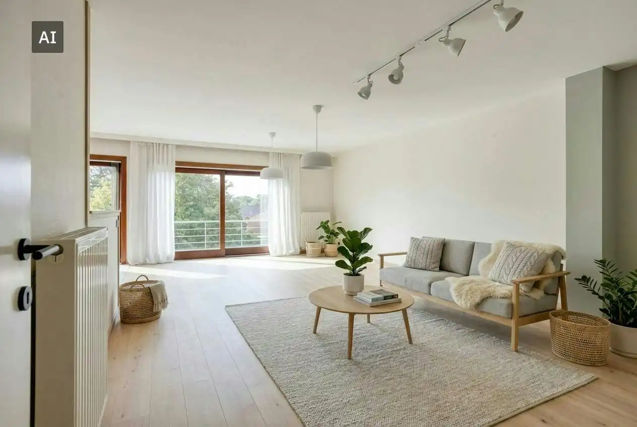 Ruim appartement (104m²) met twee slaapkamers te koop! foto 3