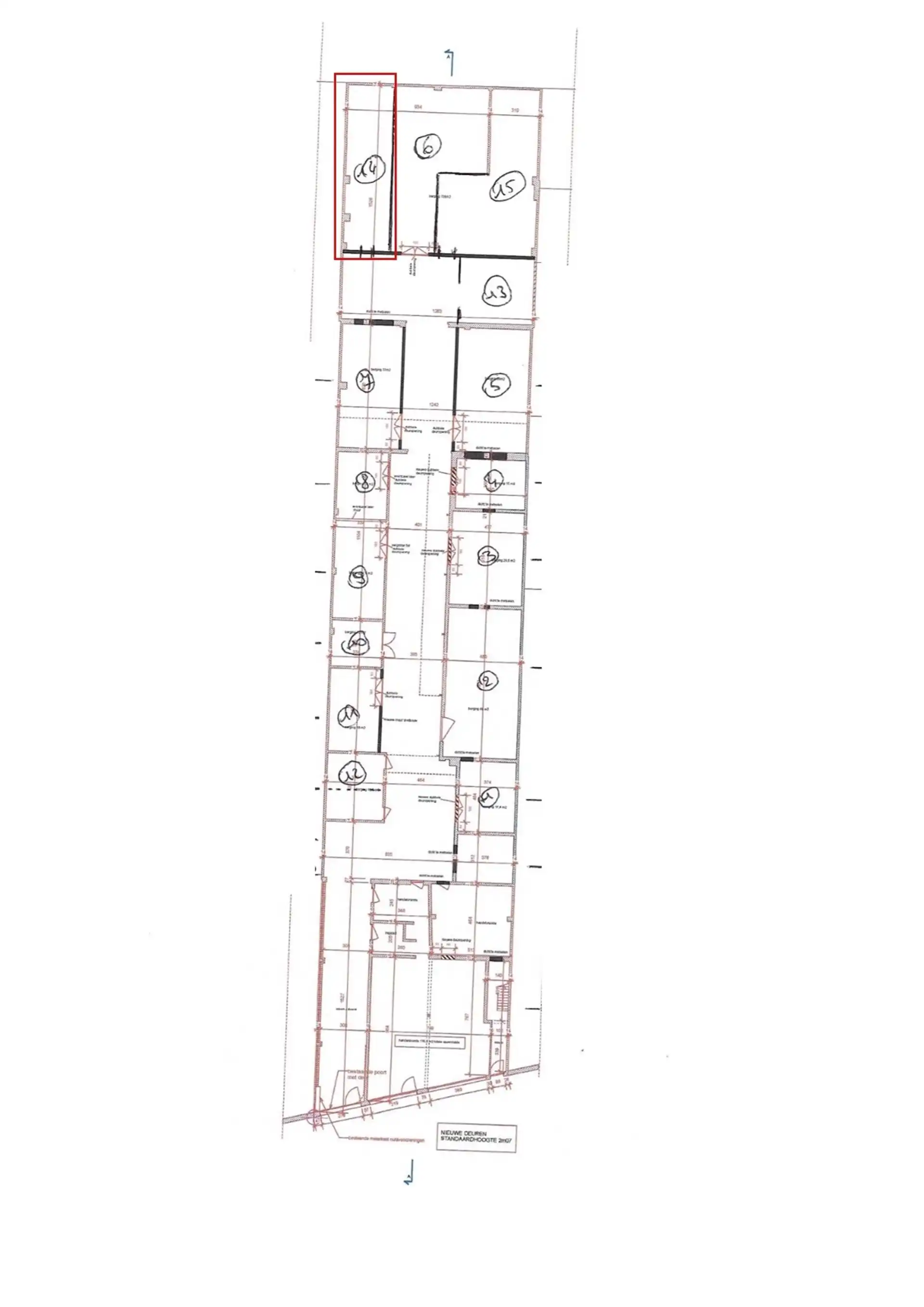 Stockage unit van +/- 32m² in complex van 15 units foto 3