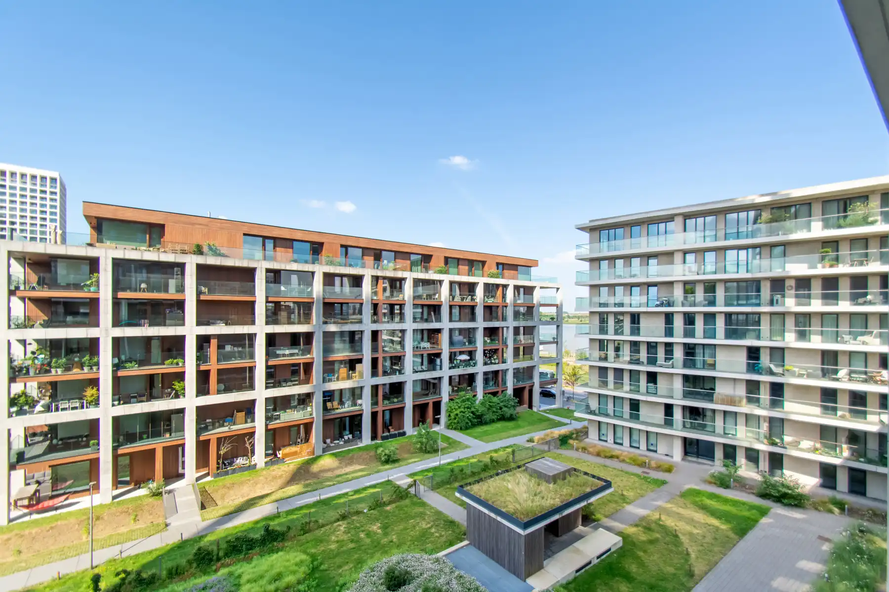 Ongemeubeld 1 slaapkamer appt. met zicht op de Schelde foto 7