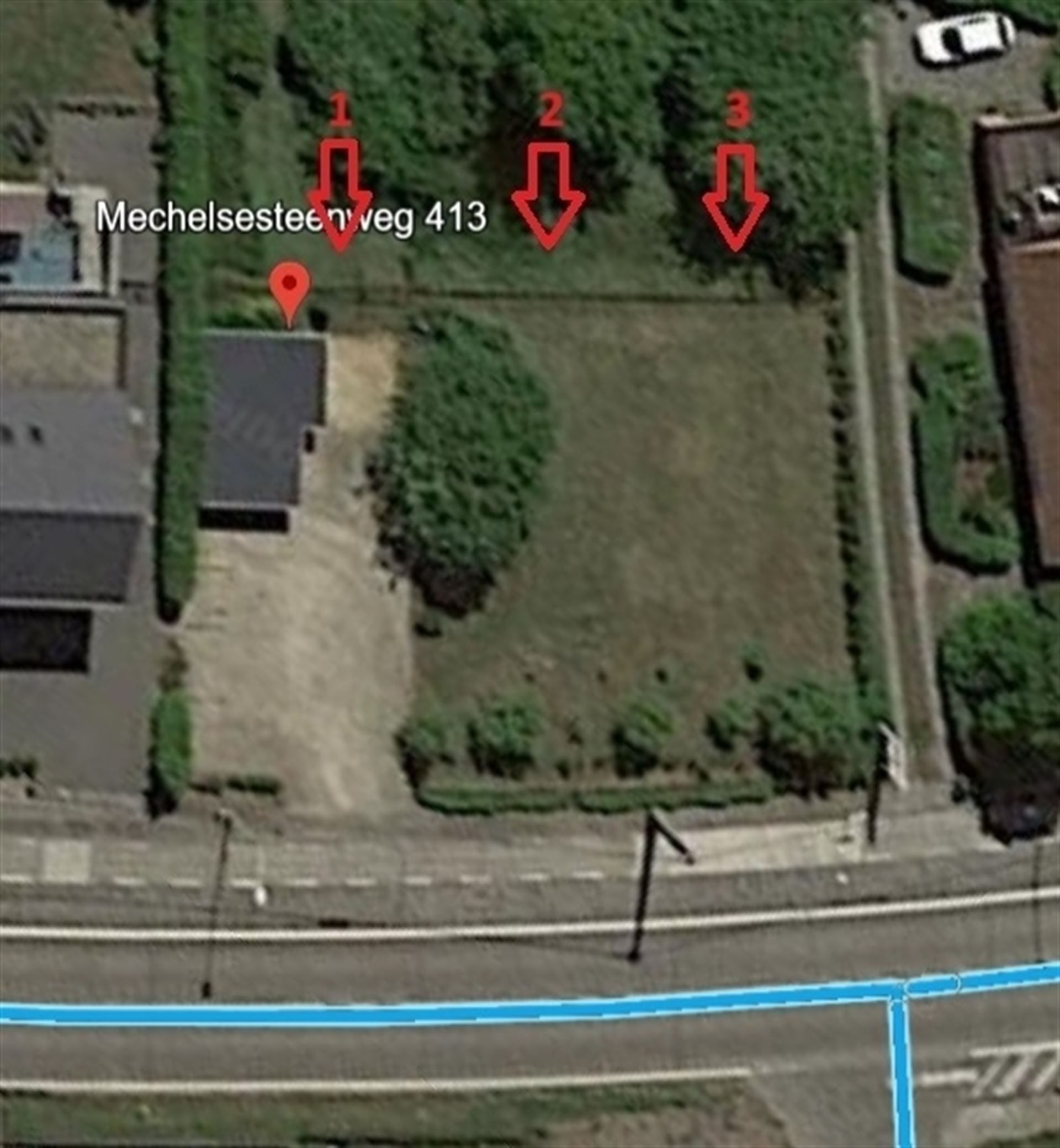 LOT 3 : bouwgrond voor halfopen bebouwing te koop foto 3