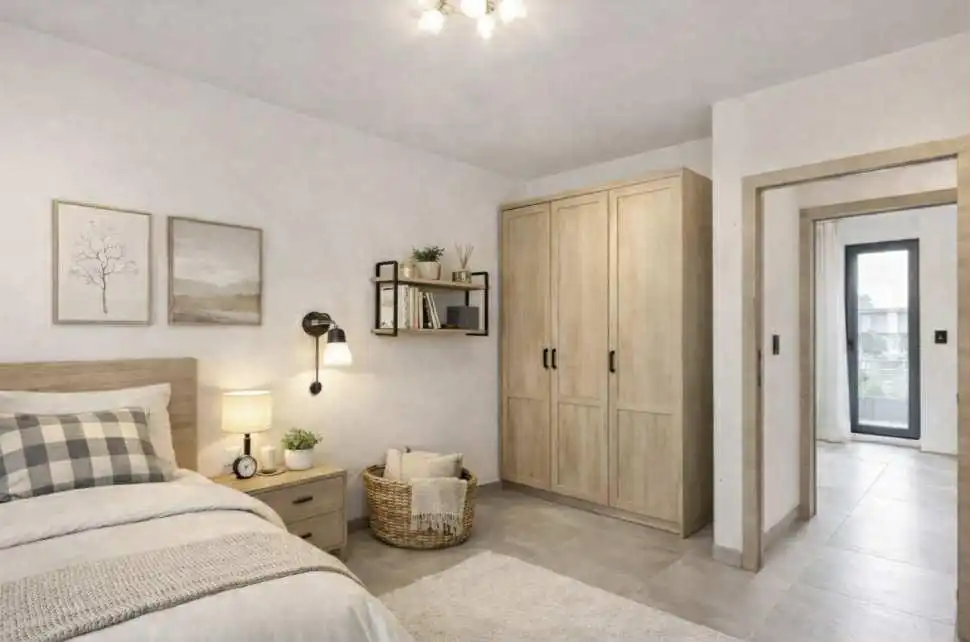 Nieuwe, energiezuinige open bebouwing in doodlopende straat. foto 29