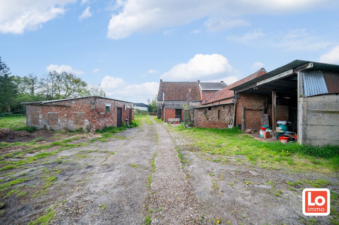 Landelijk gelegen halfopen woning met verschillende stallingen op groot perceel grond met open zicht in Zeveneken! foto 22