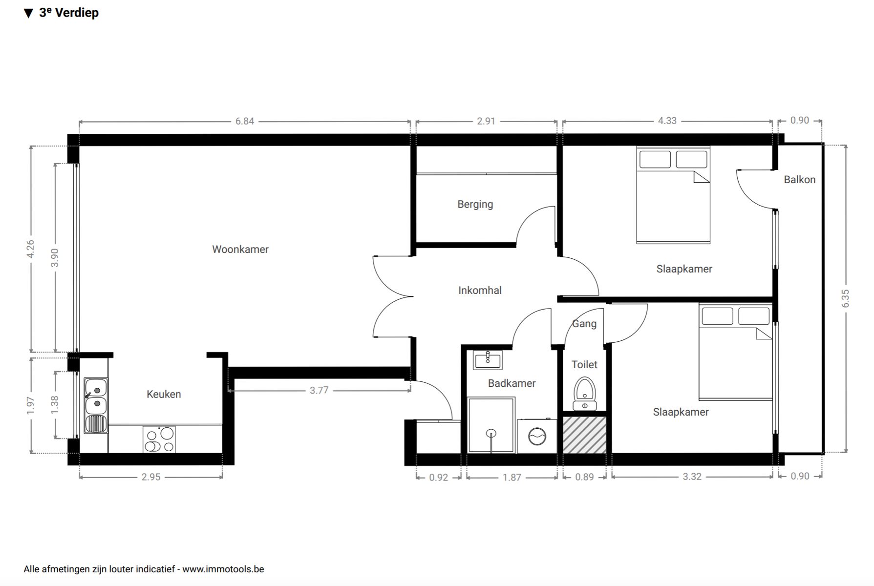 Instapklaar Appartement met Garagebox – 3 Slaapkamers  foto 21