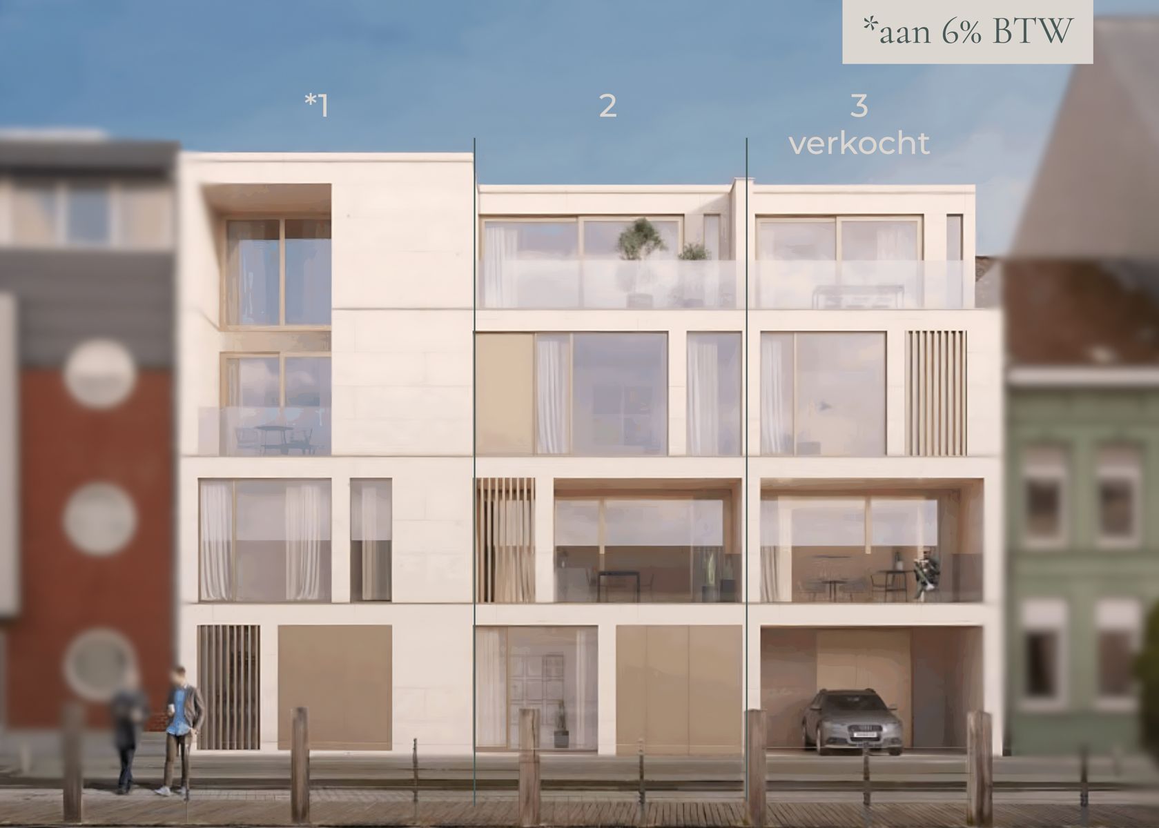 Afgewerkte nieuwbouw luxe woning met 3 slp aan 6%  foto 1