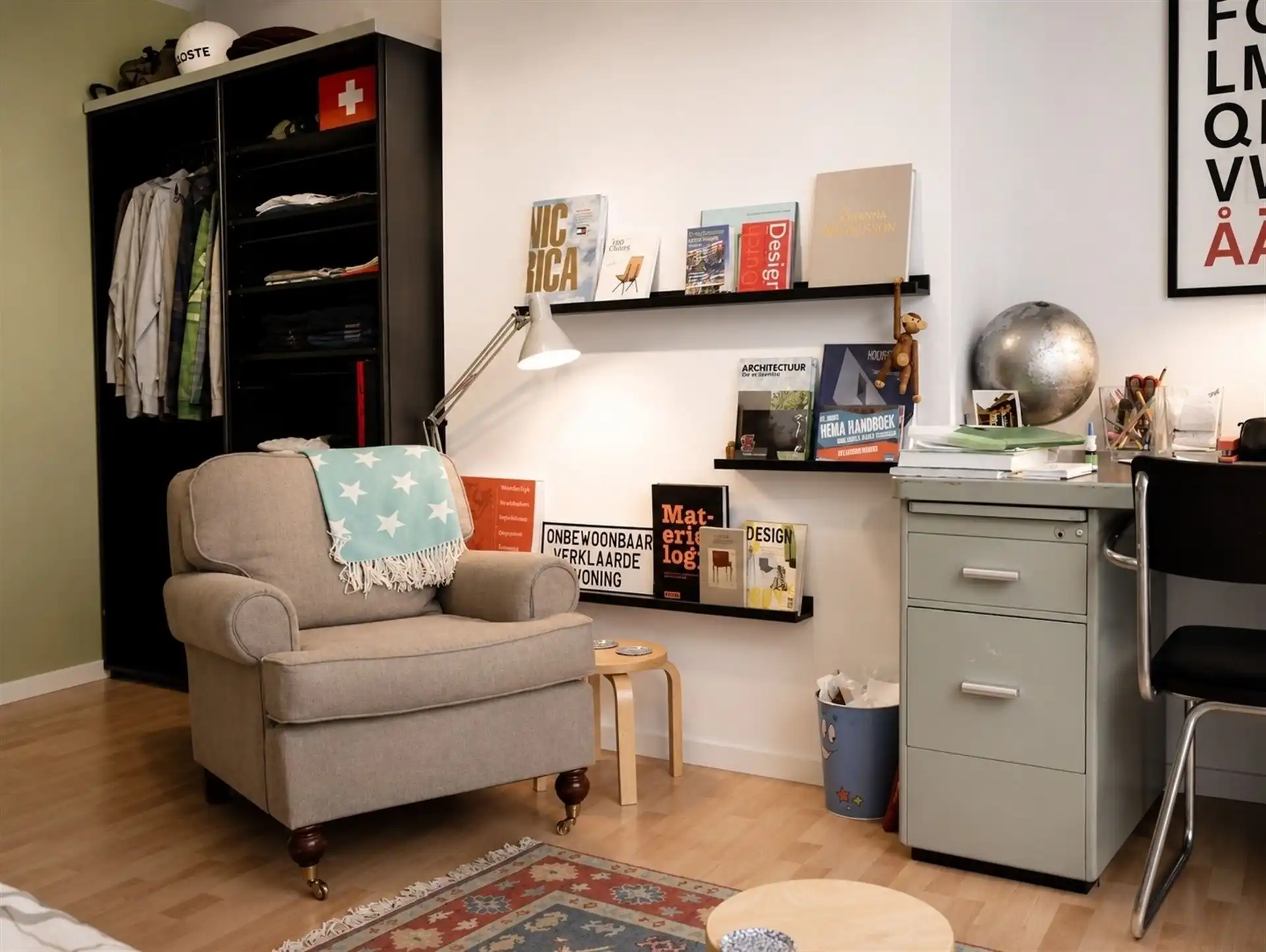 Studentenhuis met 3 koten met eigen badkamer en keuken. foto 8