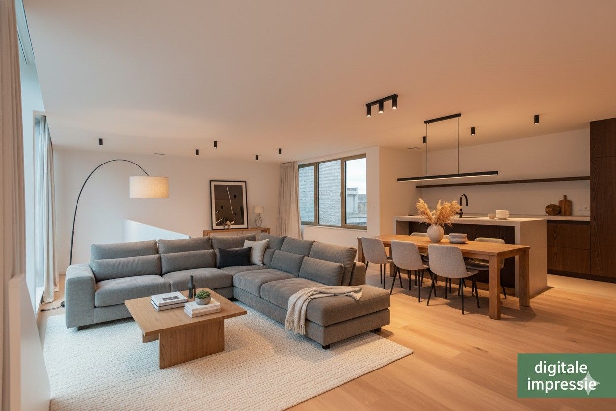 LUXUEUS PENTHOUSE 161M² MET 2SLK IN CENTRUM TONGEREN. foto 2