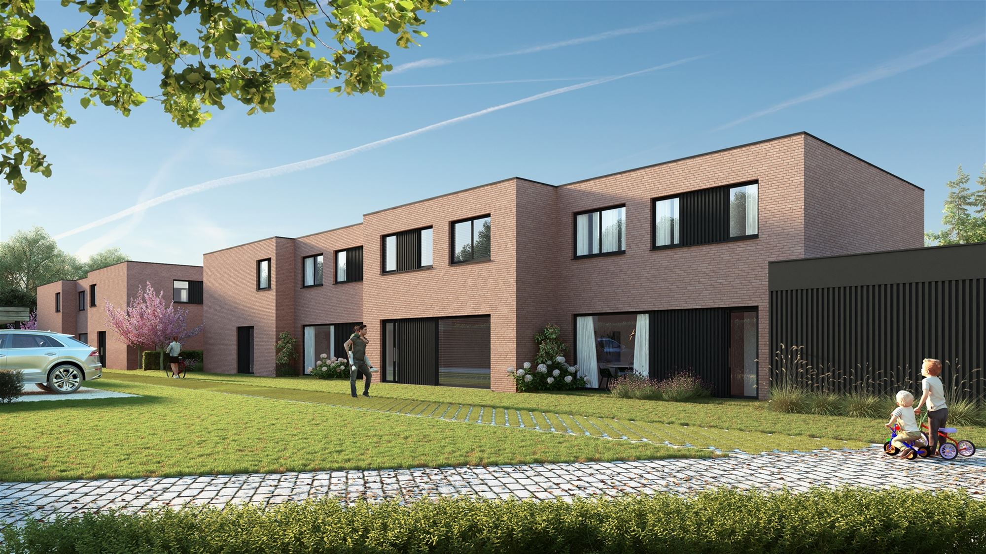 Prachtige nieuwbouwwoningen met tuin aan 6% BTW in Wetteren foto {{pictureIndex}}