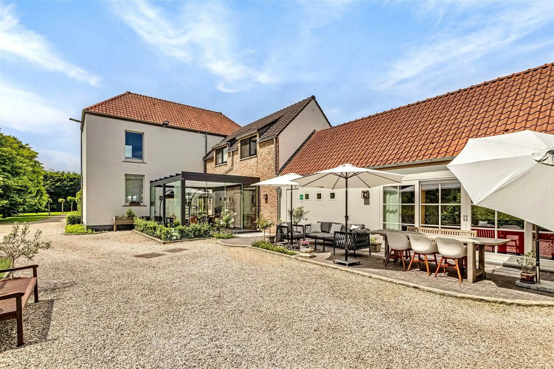 UNIEK gelegen prachtig energiezuinig LANDHUIS (ideale B&B). foto 6