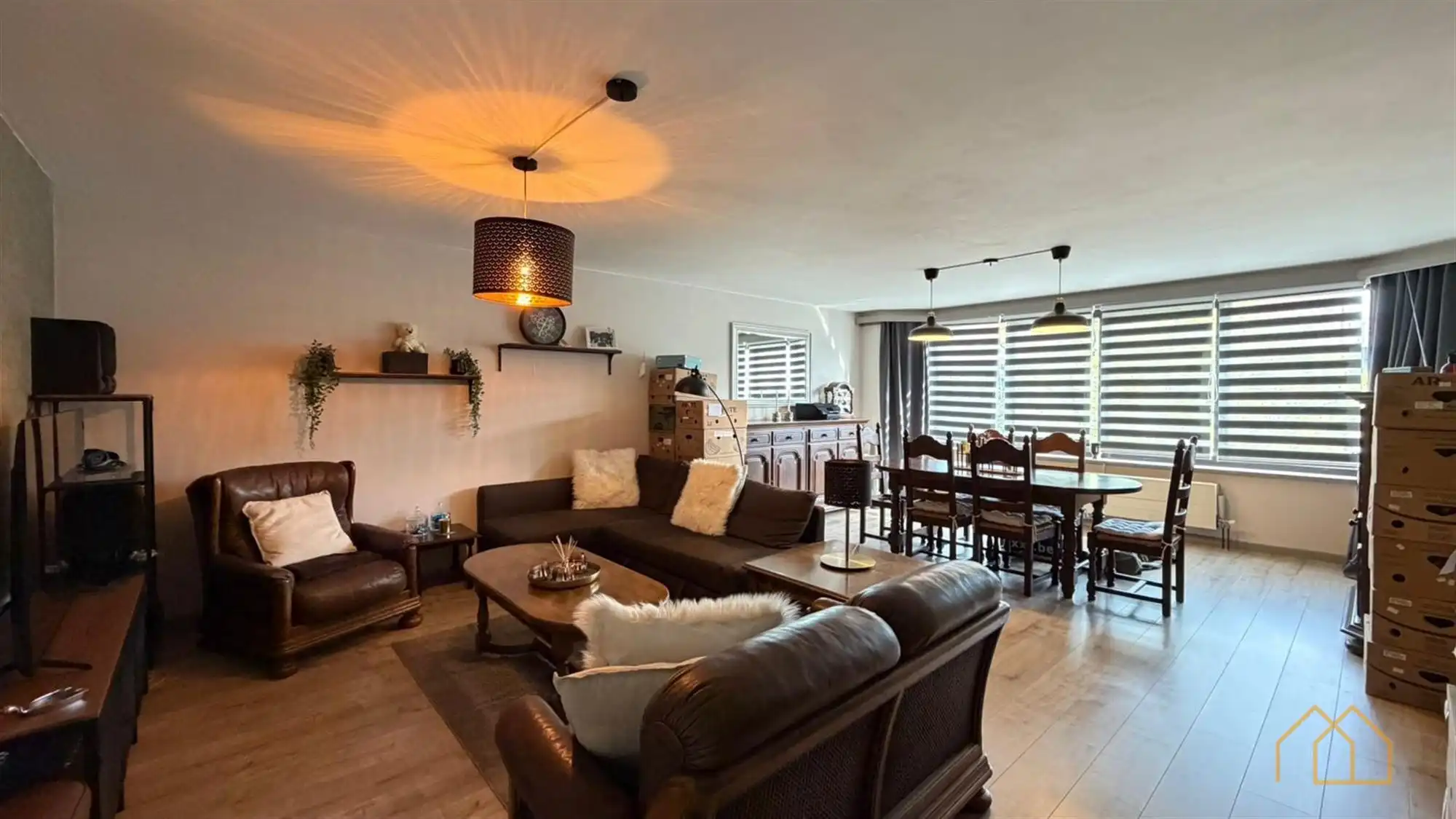 Appartement met 2slk, grote living, en eigen garage  foto 2