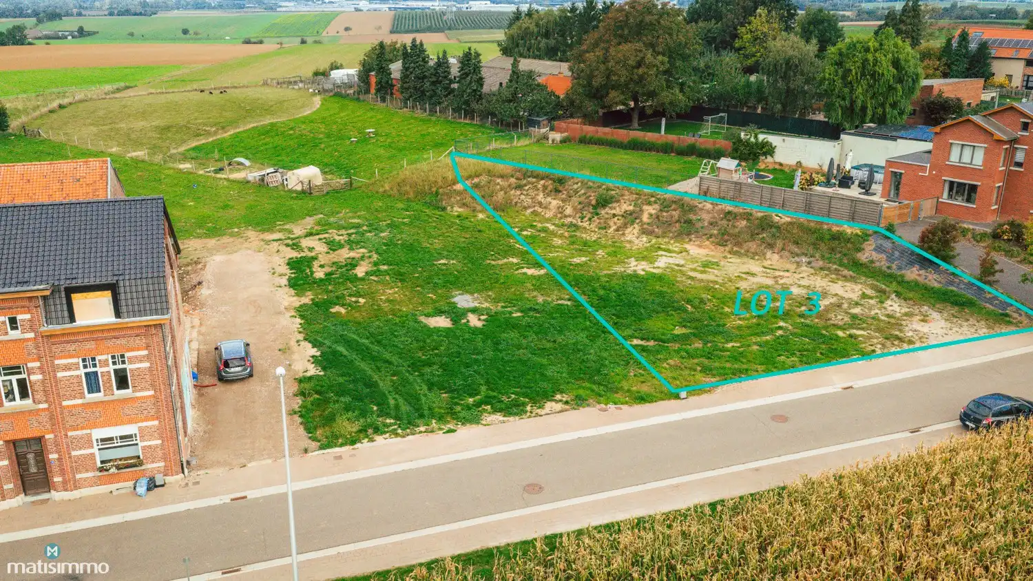 RUSTIG GELEGEN BOUWGROND VOOR OPEN BEBOUWING TE MILLEN foto 2