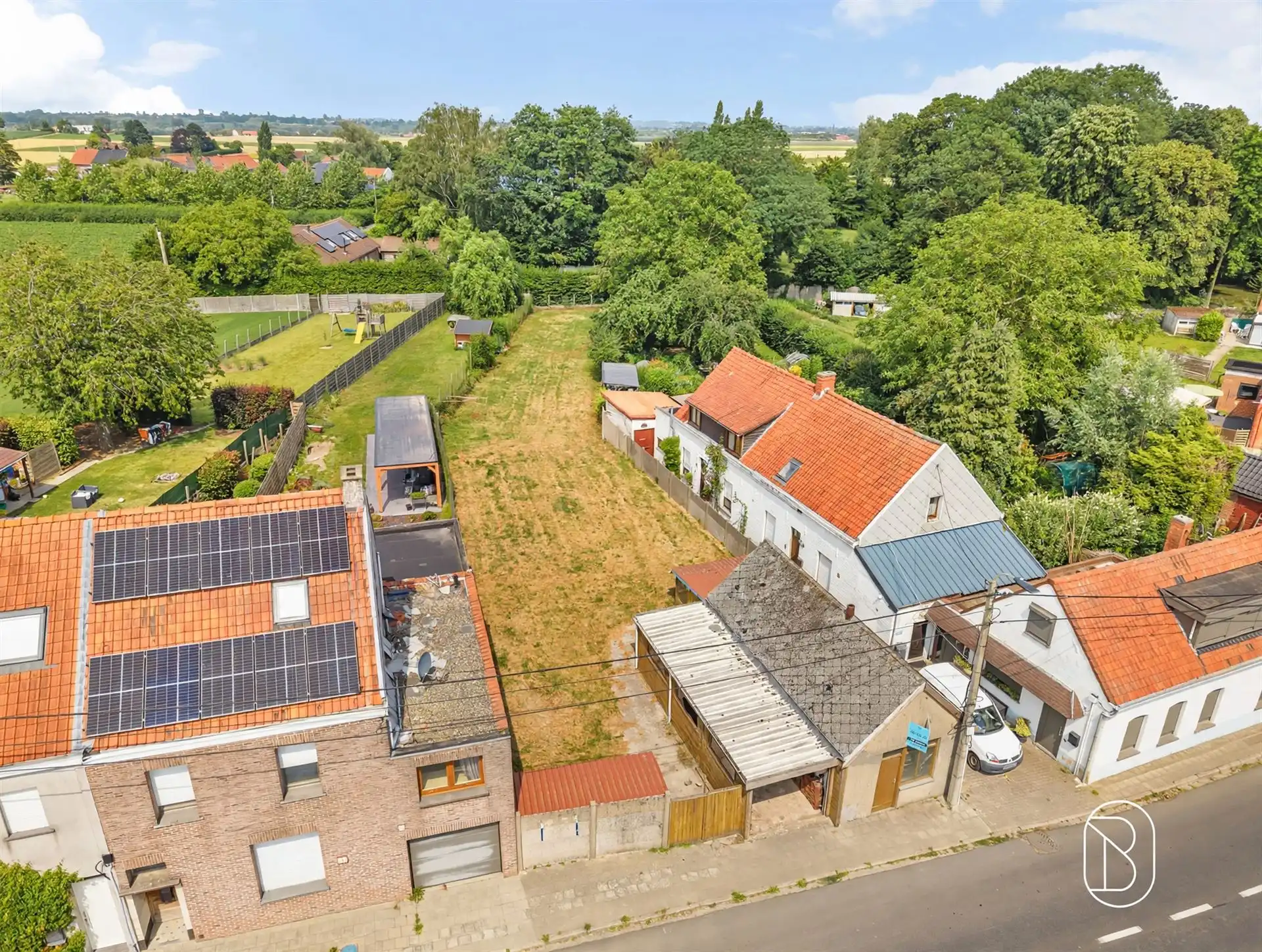 Bouwgrond van 831m², voor HOB, in landelijke omgeving. foto 5