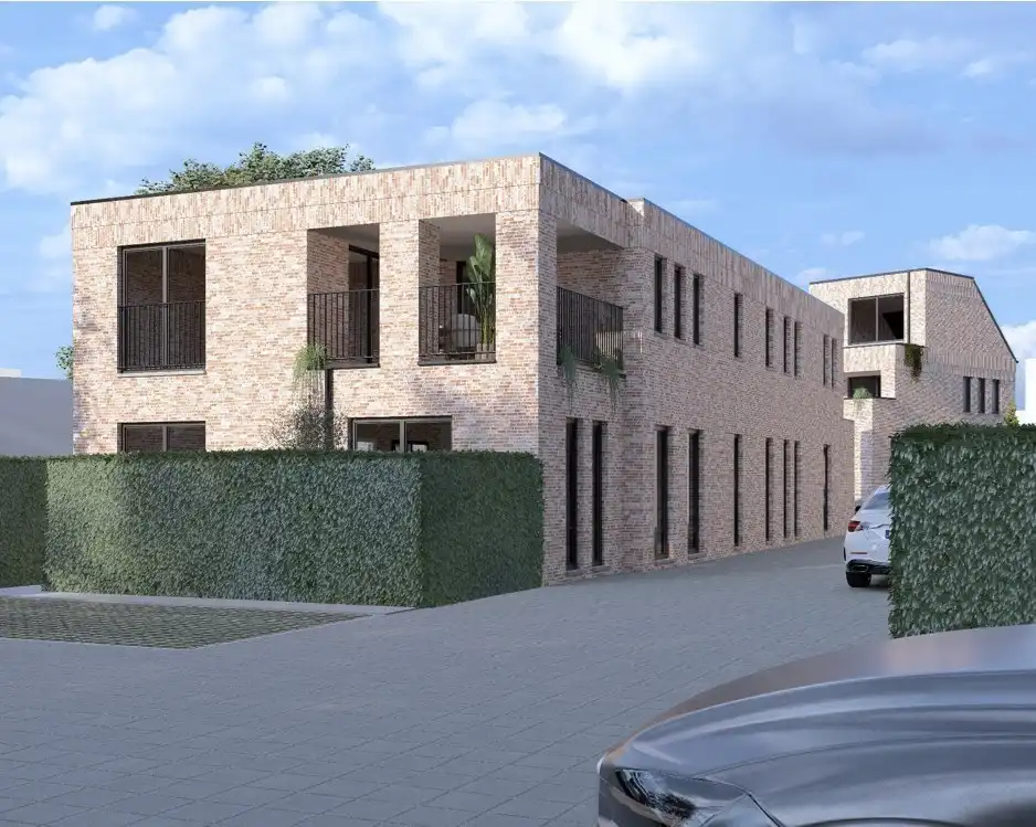 Modern, Bijna Energie Neutraal nieuwbouw-appartement met private tuin in het centrum van Stokkem! foto 2