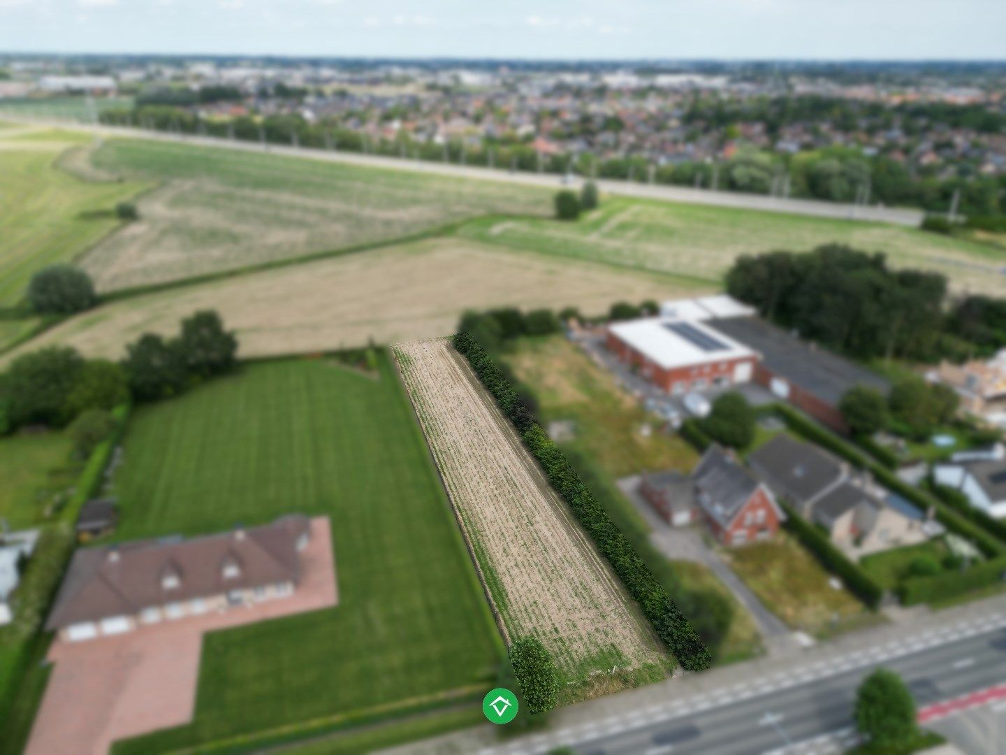 Bouwklare bouwgrond van 1863 m² te Roeselare foto 1