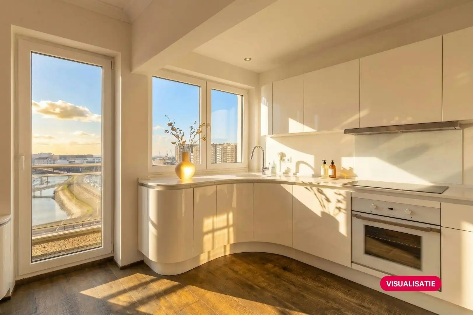 Appartement met frontaal havenzicht te koop in Blankenberge foto 4