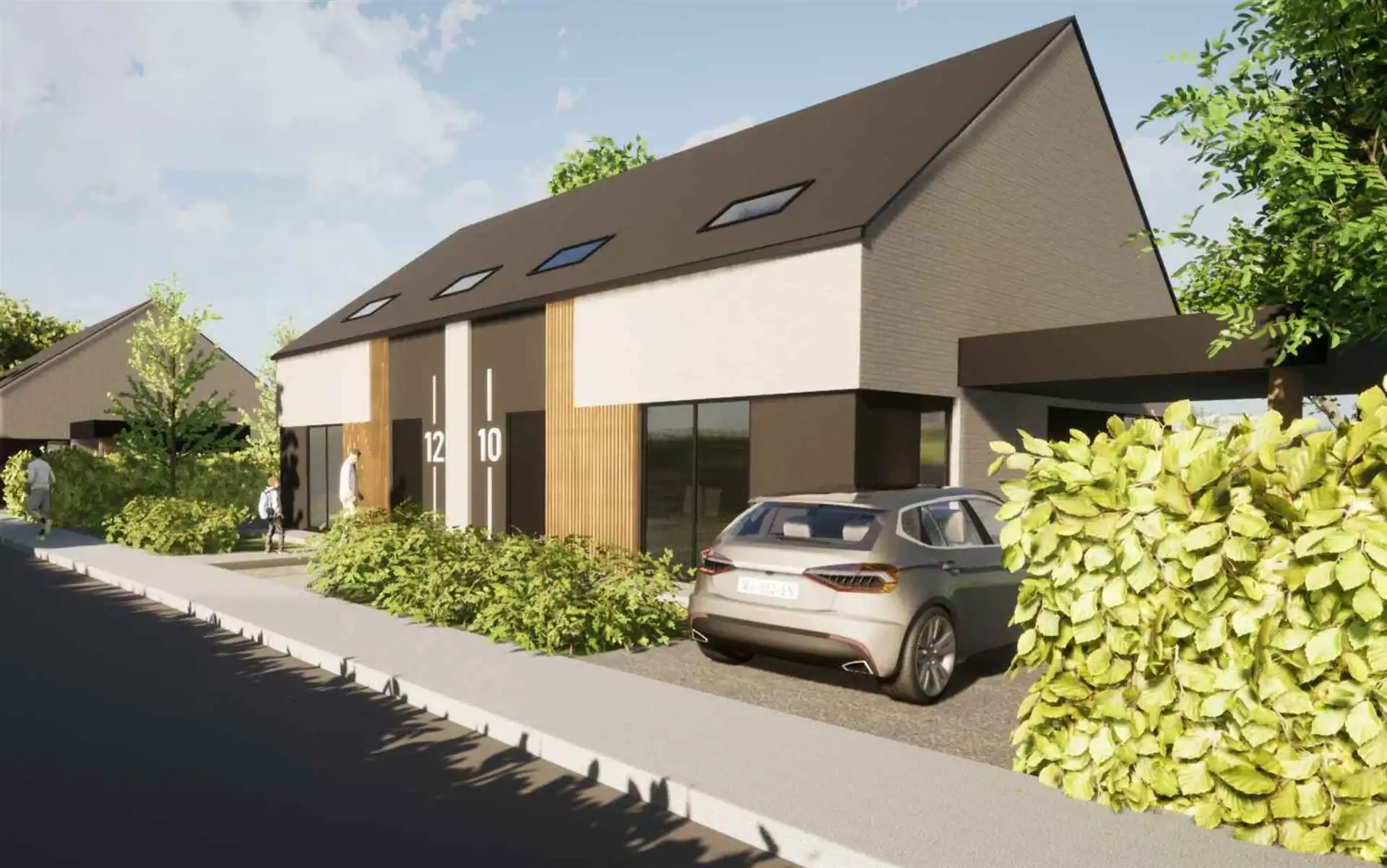  Projectgrond met vergunning voor 4 halfopen woningen foto 3