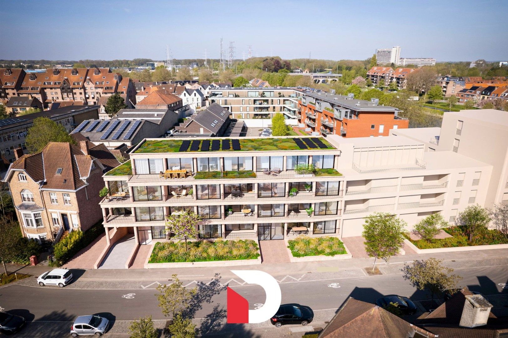Nieuwbouwappartement met 2 slaapkamers te huur in Kristus-Koning (Brugge) foto 4