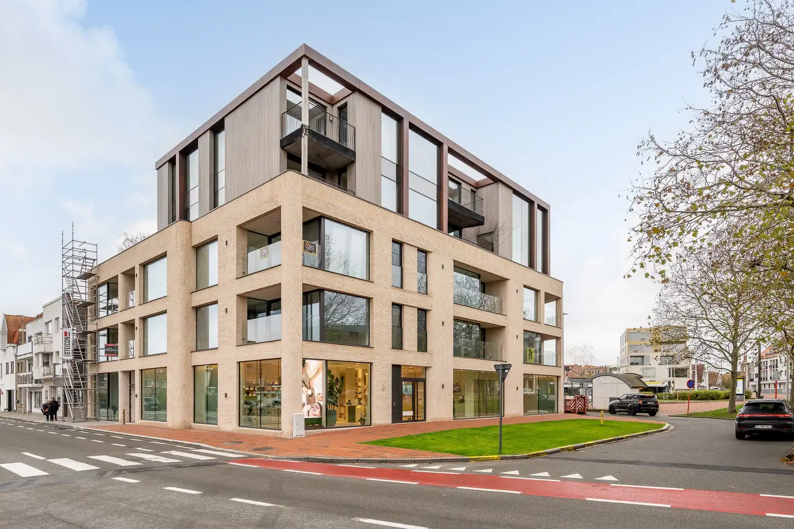 Prachtig nieuwbouwappartement op een centrale ligging in Knokke. foto {{pictureIndex}}