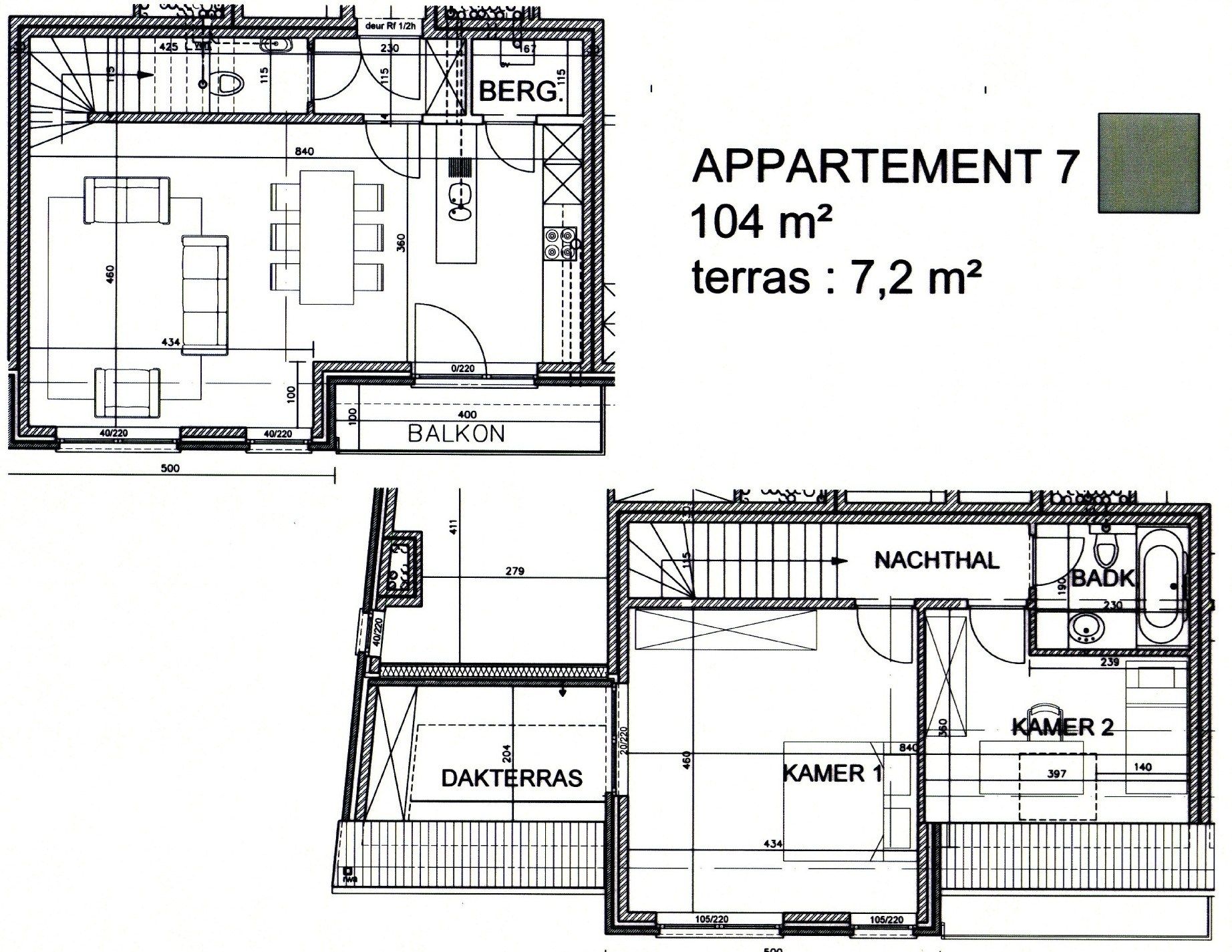 Ruim duplex-appartement met ondergrondse staanplaats en berging foto 10