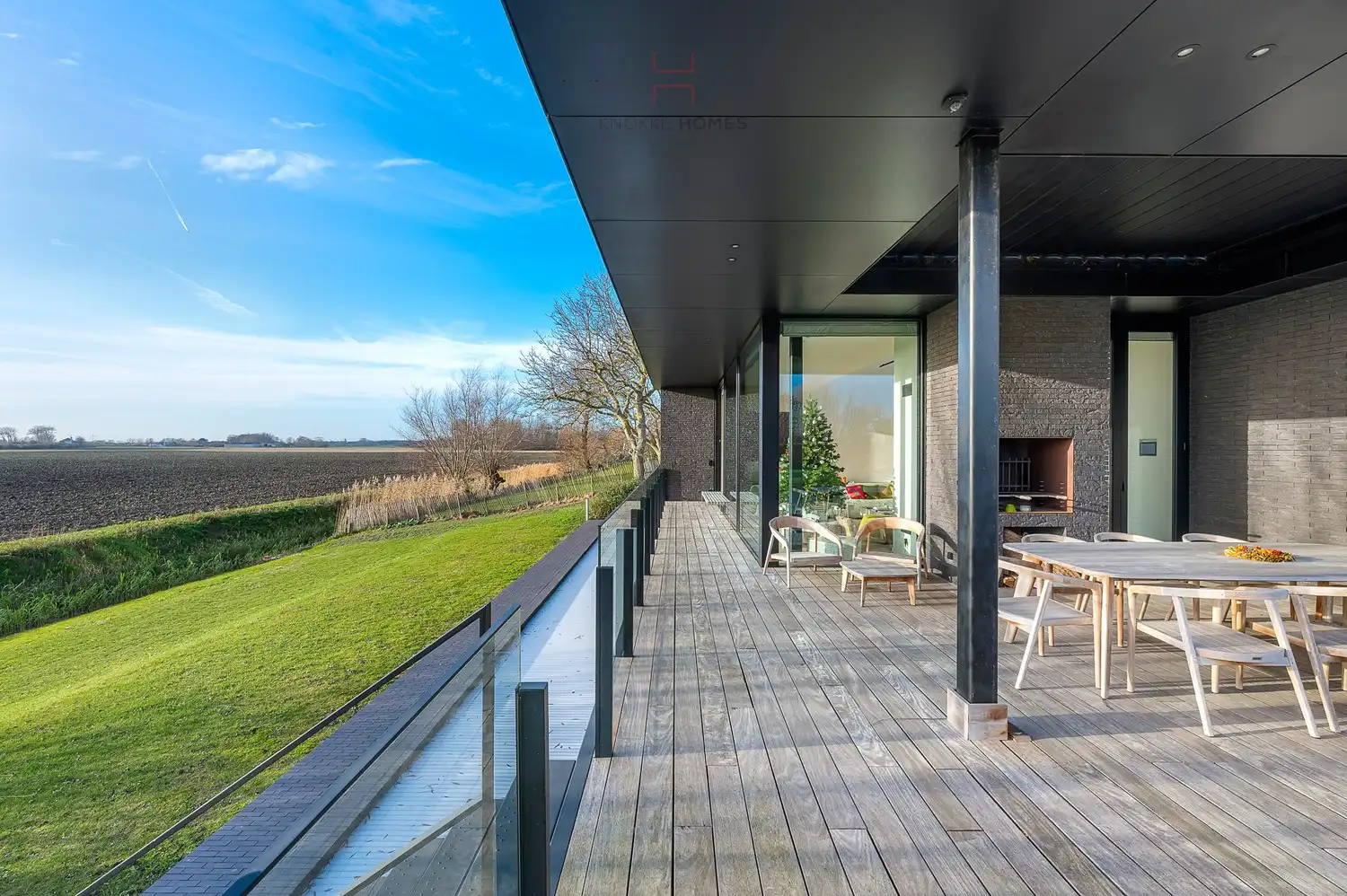 Exclusieve high-end hoeve-villa met panoramische polderzichten nabij de Oosthoek-Zoute. foto 5