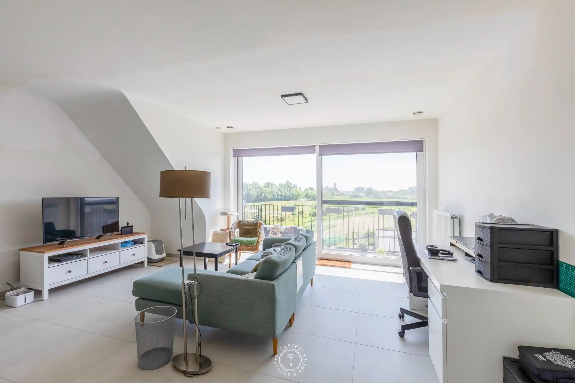 Rustig gelegen 1-slaapkamerappartement met garagebox en prachtig groen uitzicht foto 4