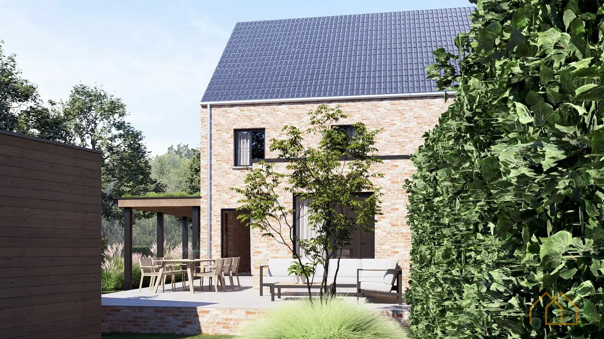 Nieuwbouw van 180m² met oprit en terras - 4slk mogelijk foto 16