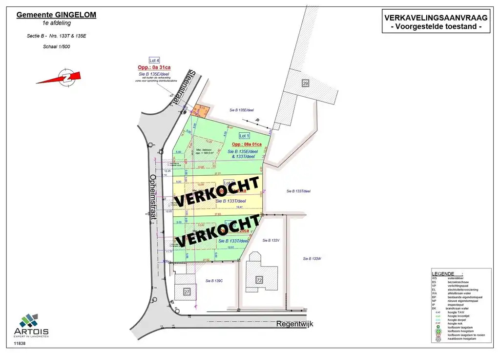 Bouwgrond (8a 01ca) voor open bebouwing foto 2