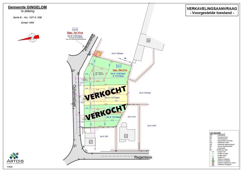 Bouwgrond (8a 01ca) voor open bebouwing foto 2