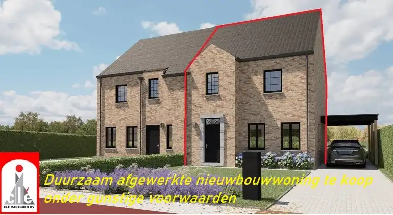 Duurzaam afgewerkte nieuwbouwwoning op een mooi perceel van 4a19ca! foto {{pictureIndex}}