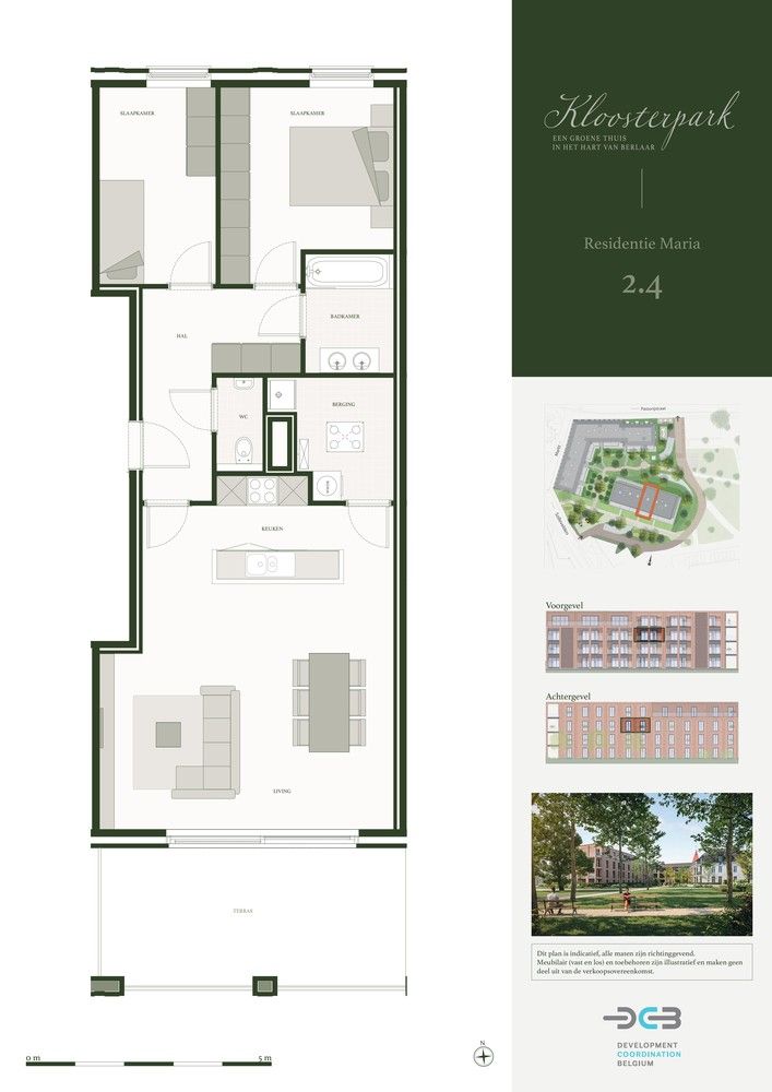 Residentie Maria | 2SLKS | 93 m² | terras 18 m² foto {{pictureIndex}}