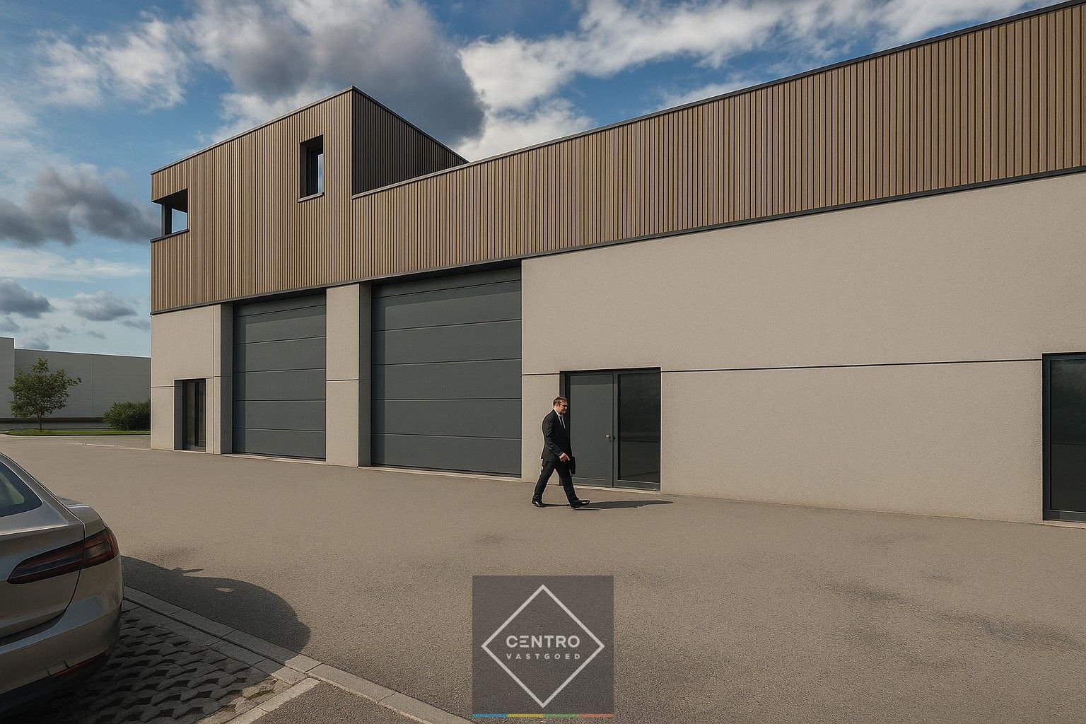 NB MAGAZIJN (235 m²) inclusief 2 private PARKEERPLAATSEN op industriezone te Zedelgem foto 3