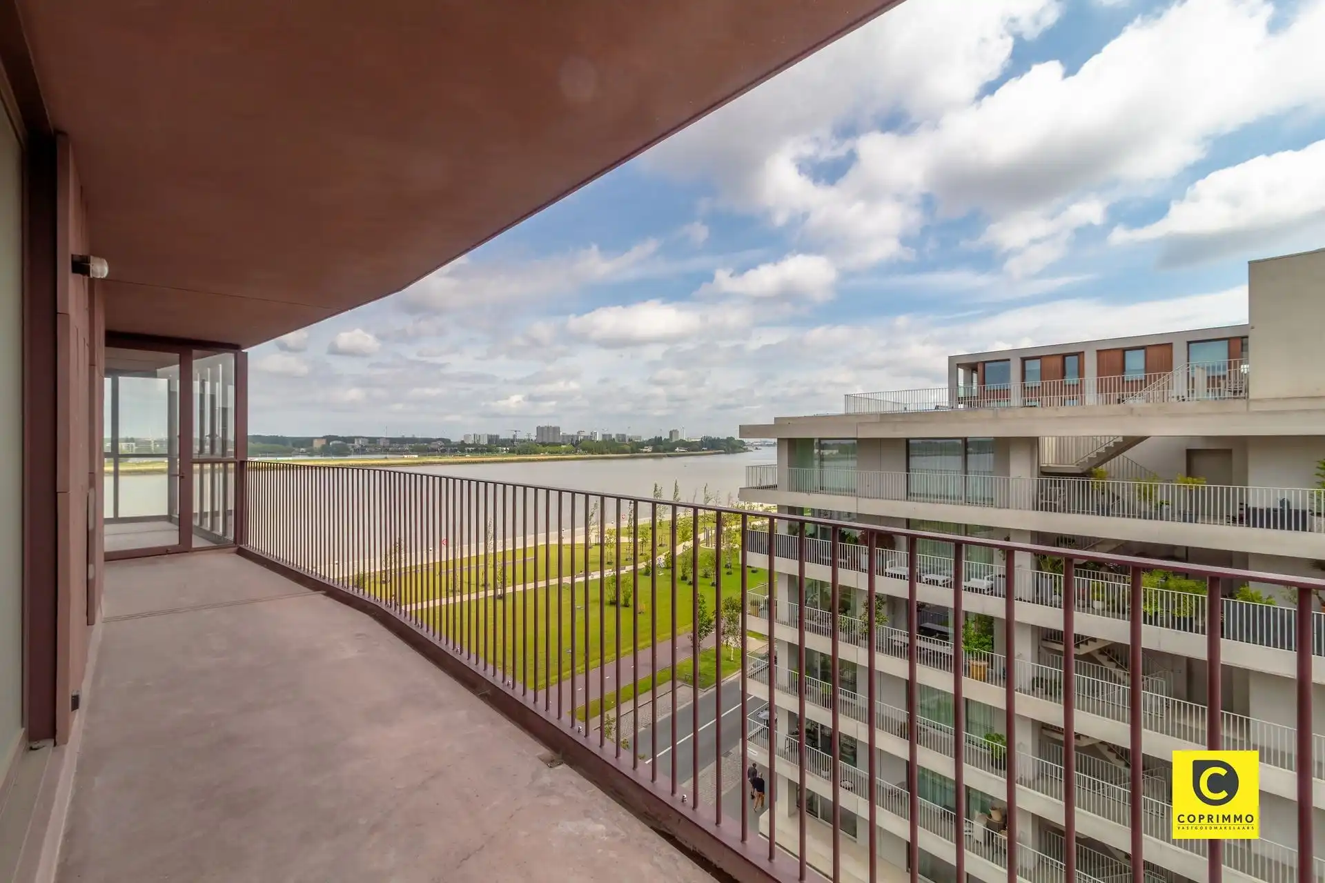 Nieuwbouw 1 slpk app met riante terrassen & Scheldezicht te Nieuw Zuid! foto 7