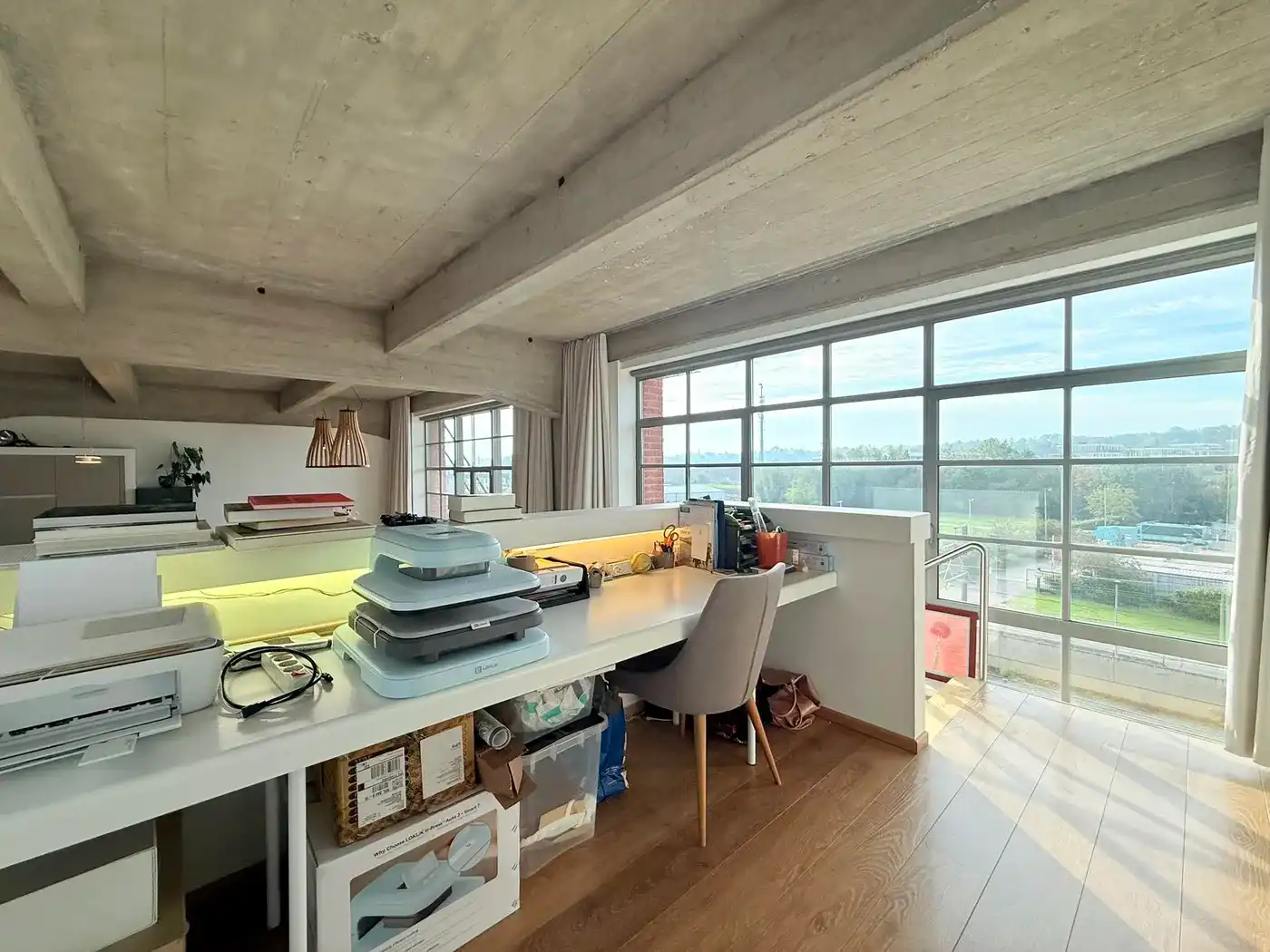 Ruime en moderne industriële loft met terras en ondergrondse parkeerplaats in Herent foto 10