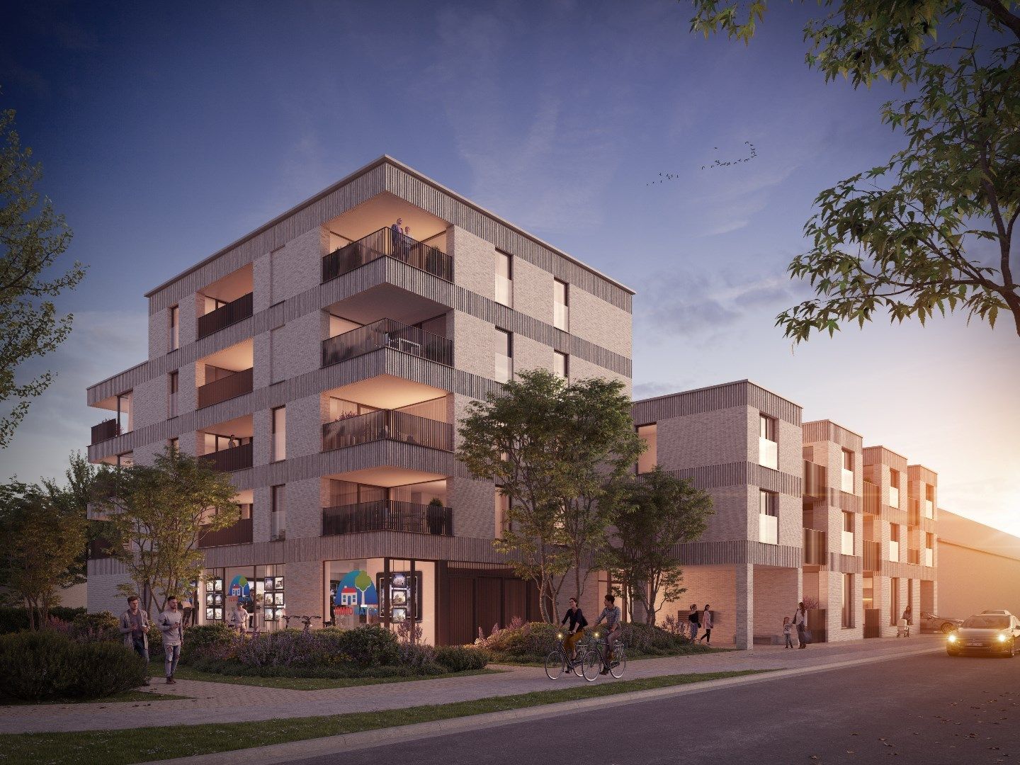 Modern 2-slaapkamer appartement met terras foto 3