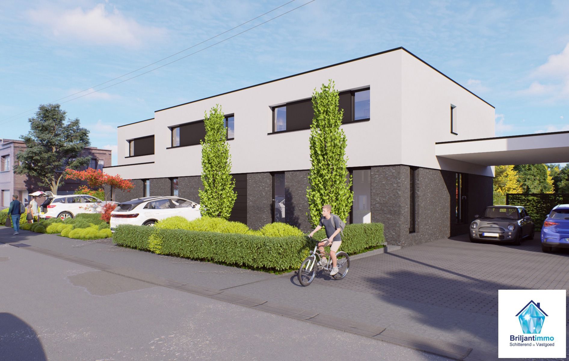 Ruime moderne zwart witte BEN woning met 4 slpkmrs foto 1