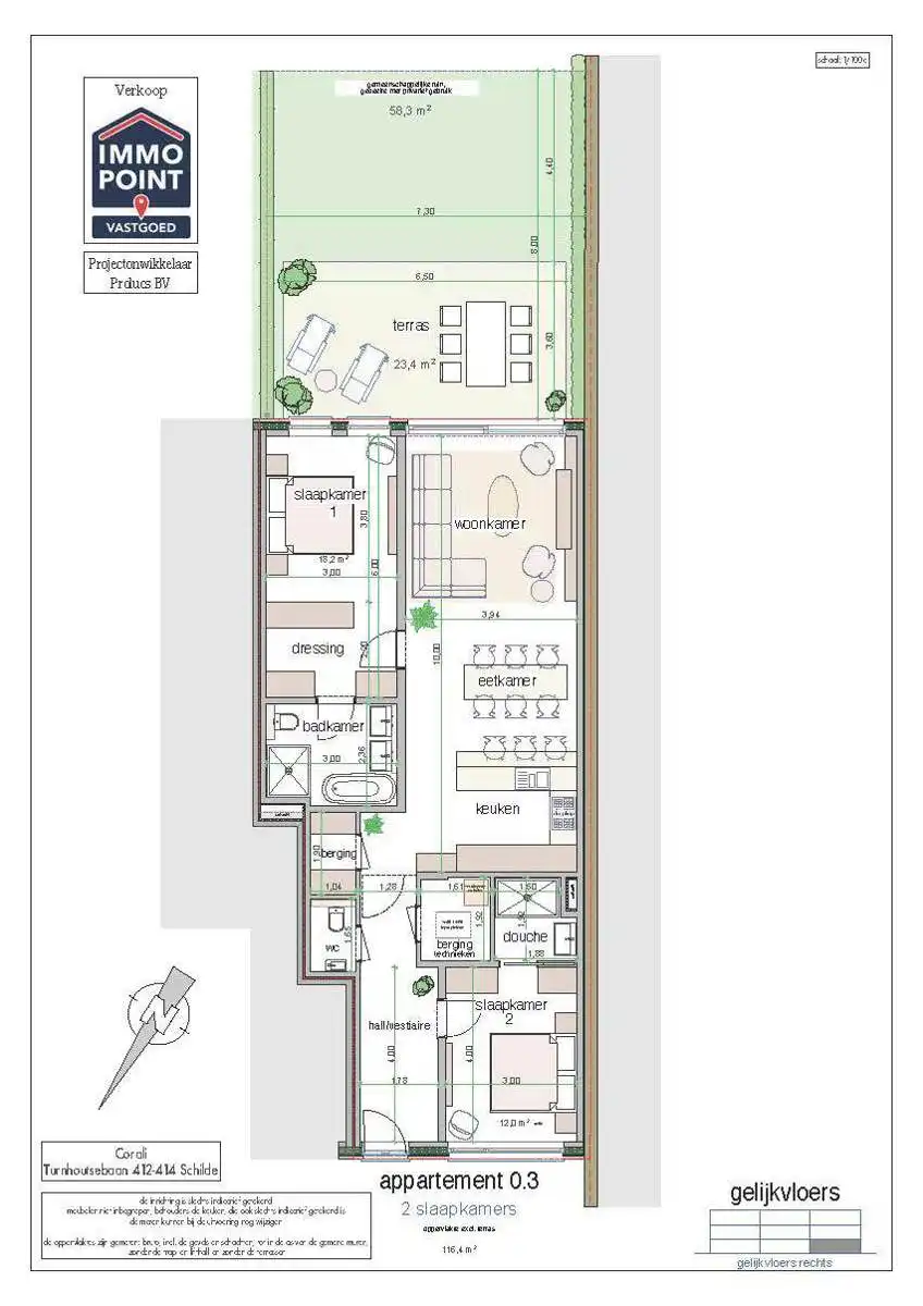 GELIJKVLOERS APP IN HET CENTRUM foto 5