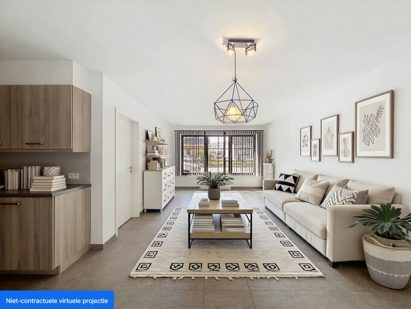 Eeklo Centrum: Instapklaar 1-slaapkamerappartement met garagebox foto {{pictureIndex}}