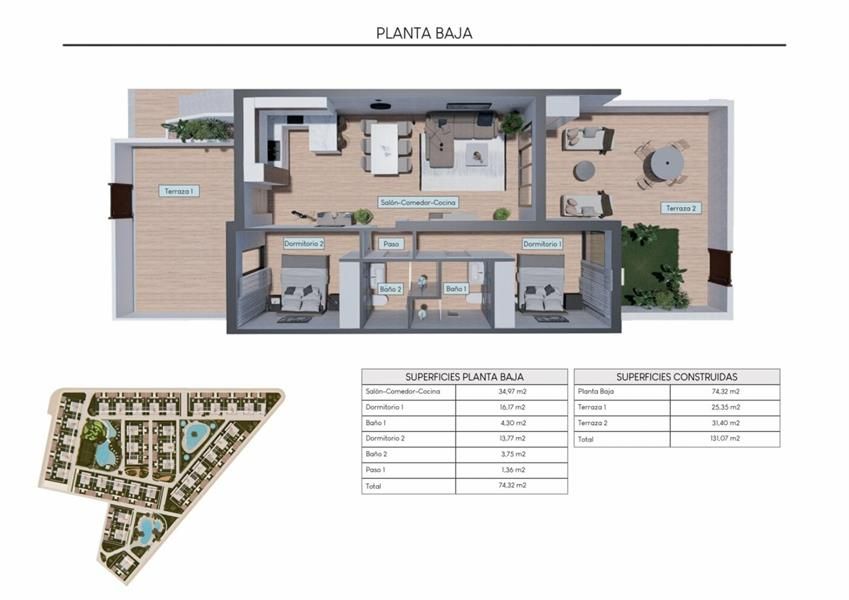 NIEUWBOUW COMPLEX VAN BUNGALOW APPARTEMENTEN IN LOS BALCONES foto 24