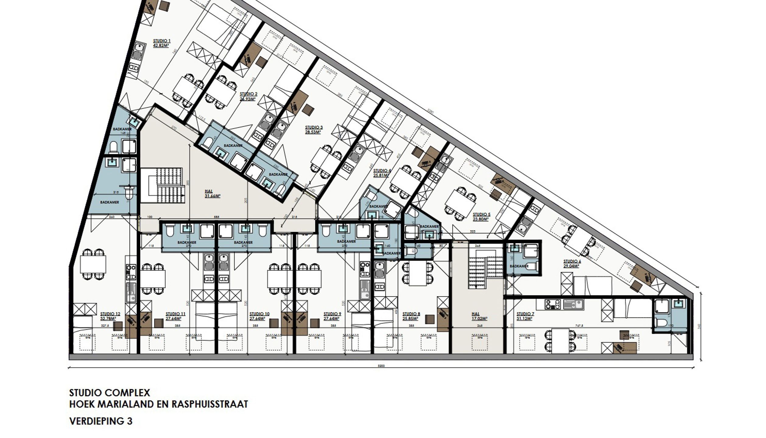 OPBRENGSTEIGENDOM: 11 studio's op TOP ligging. foto 3
