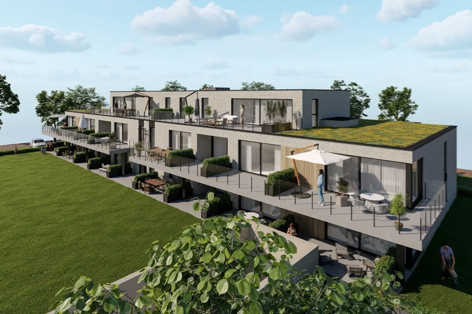 KNAP ARCHITECTURAAL WOONPROJECT IN HET CENTRUM VAN KERMT foto 4