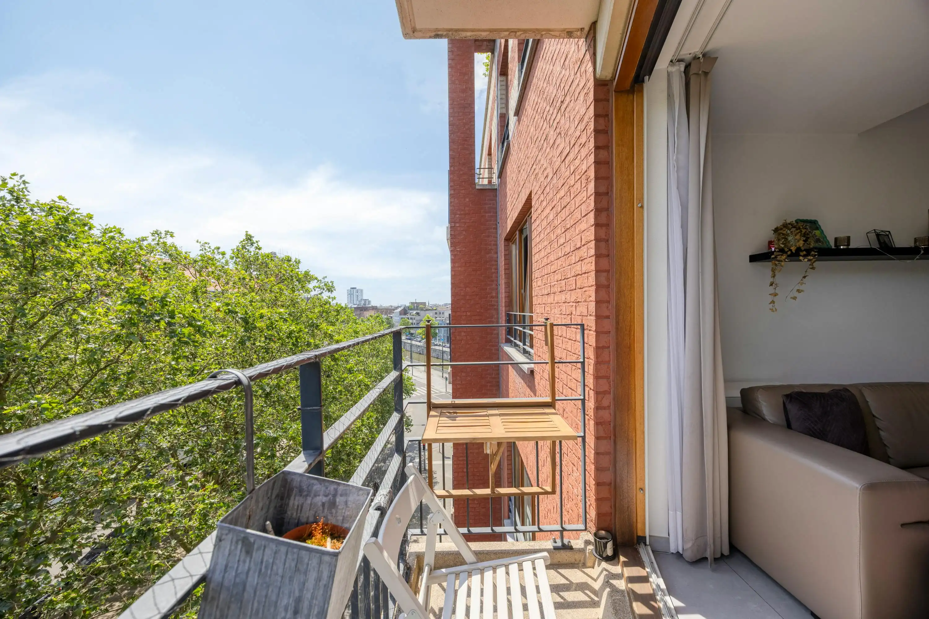 1-Slaapkamer Appartement met Kanaalzicht  – Diksmuidelaan 2, Brussel foto 2