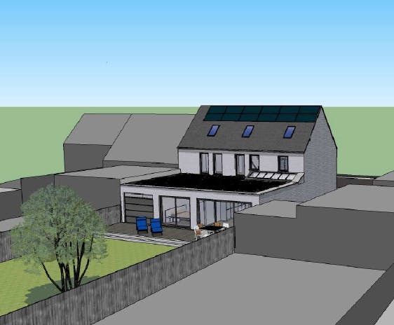 Zongerichte bouwgrond (662m²) te Oostduinkerke-Dorp foto 6