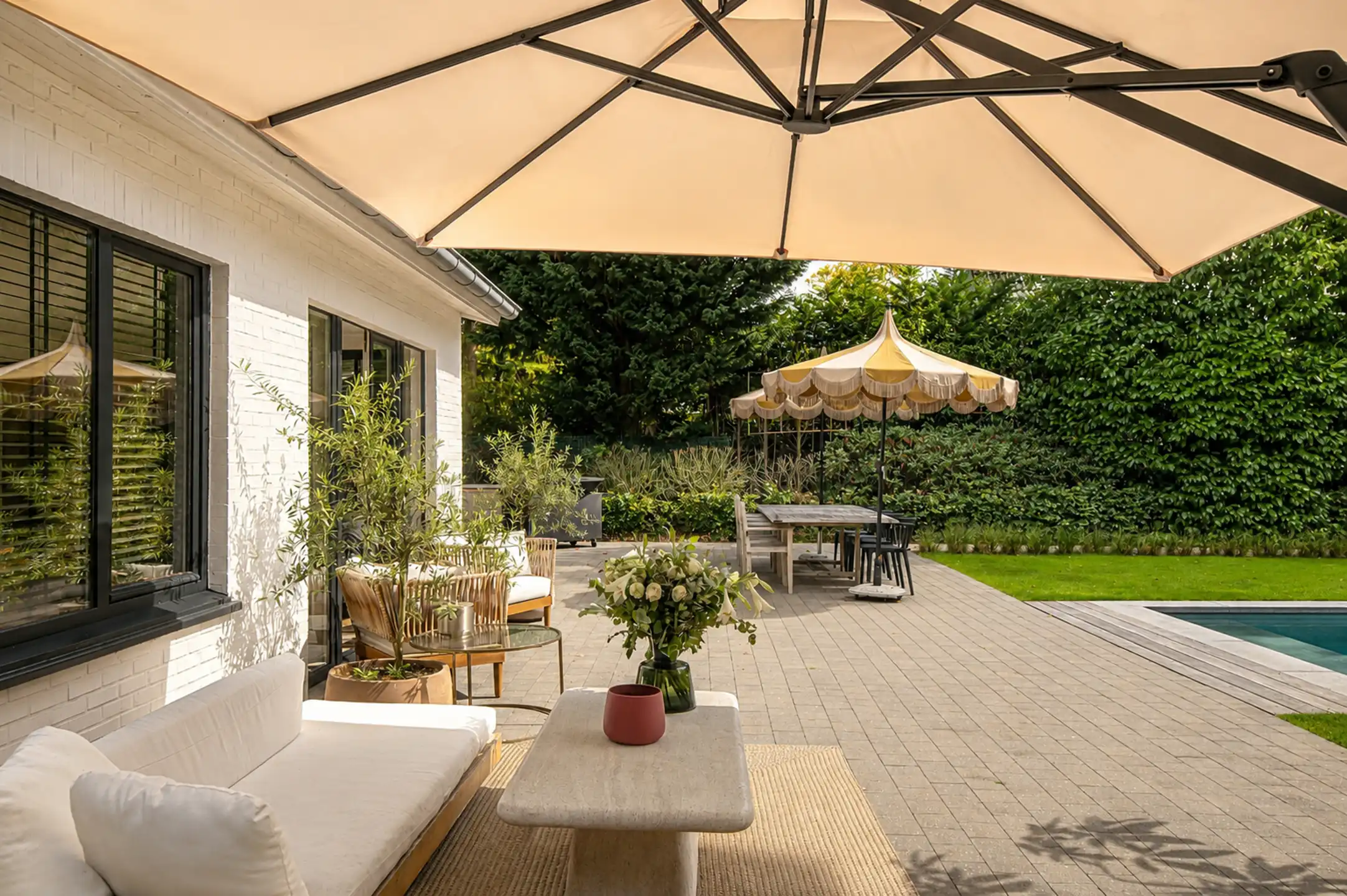 Stijlvolle villa waar mediterrane charme en hedendaags buitenleven harmonieus samenkomen op een toplocatie in Heide foto 3