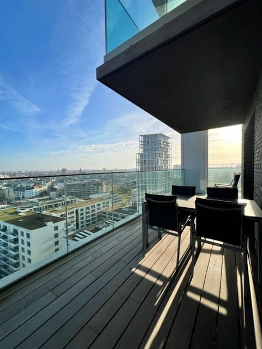 Gemeubeld 1slpk appt. (+bureau) met zicht op de Schelde foto 9