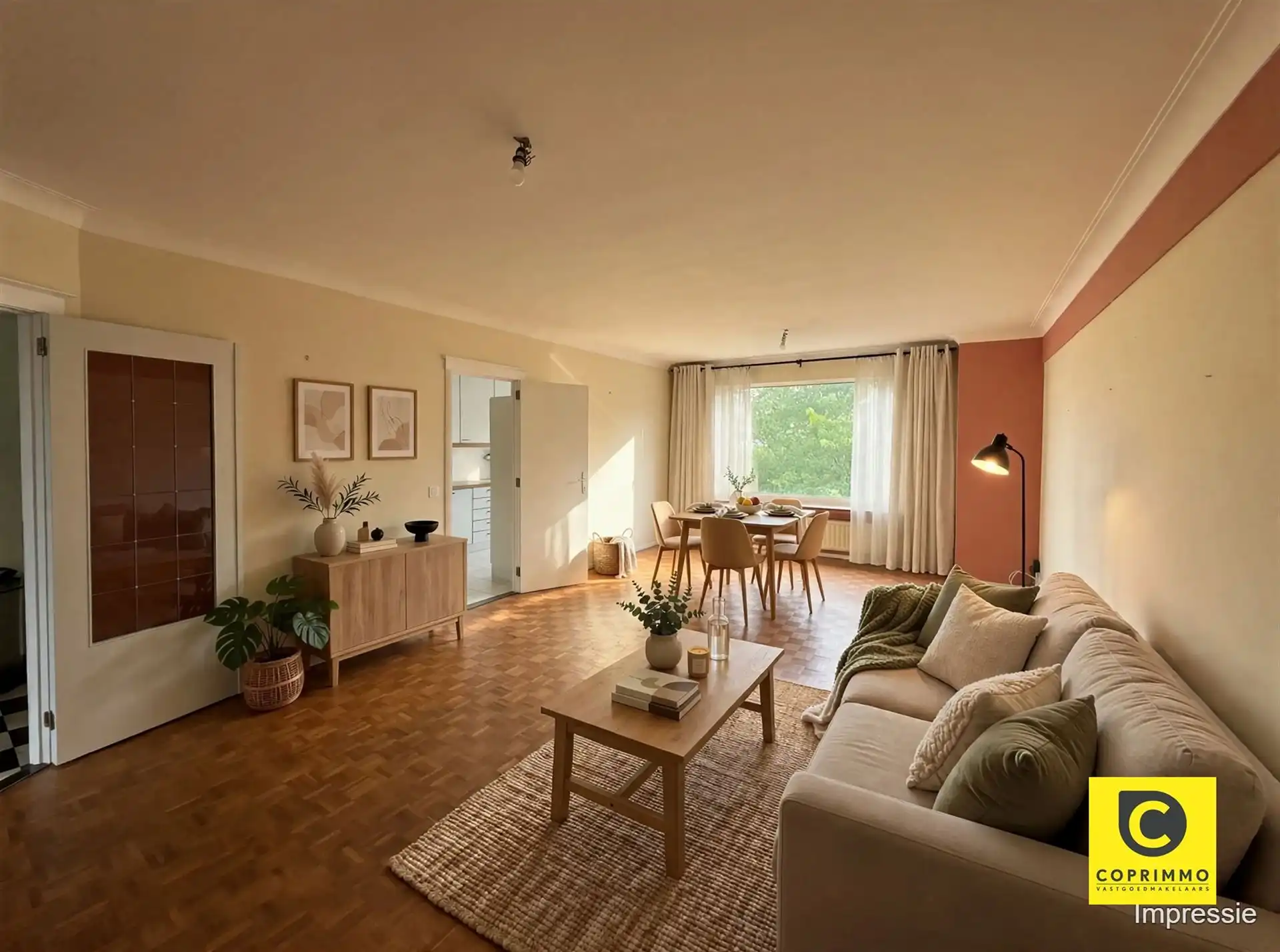 Ruim 3 slk appartement met terras te Berchem!  foto 3