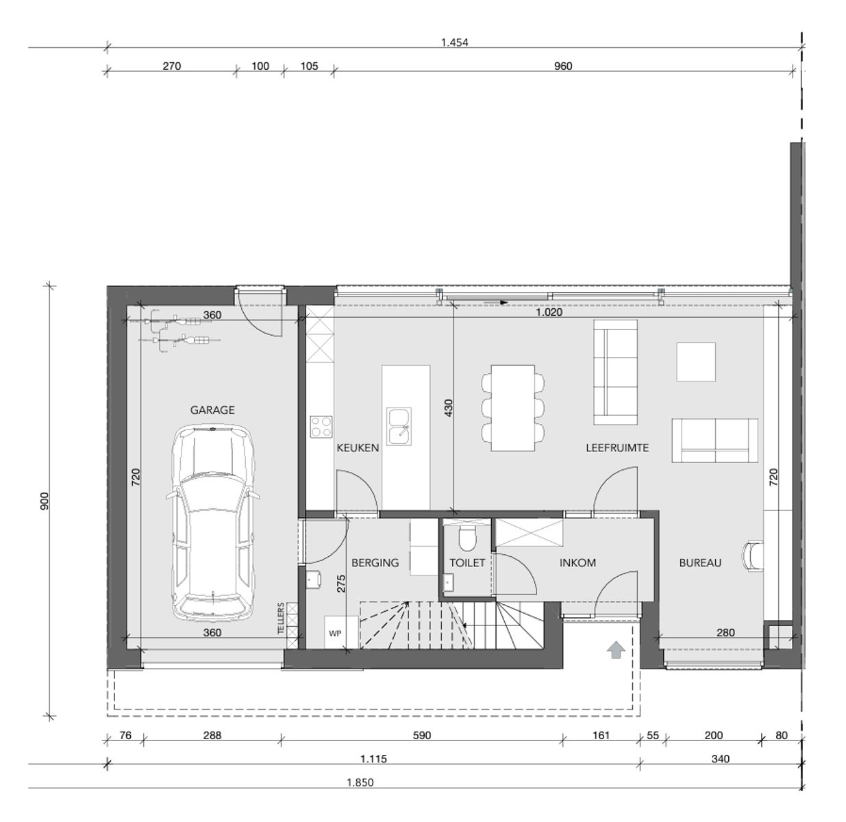 Lot 2: Ruime nieuwbouwwoning (288 m²) op perceel van 830 m² foto 4