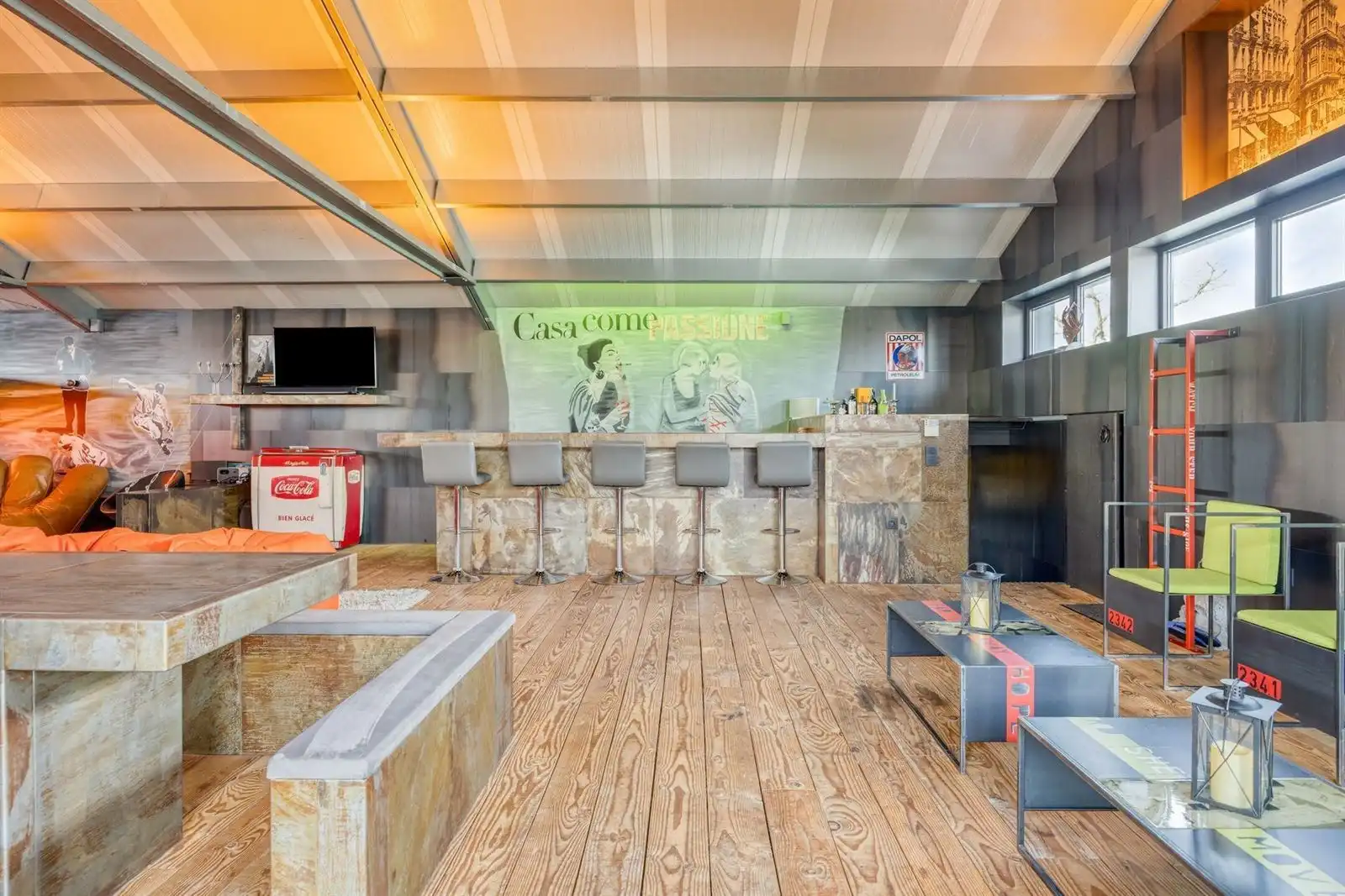 Gemend gebouw : woning, loft/kantoor  en loods met bureau te koop foto 27