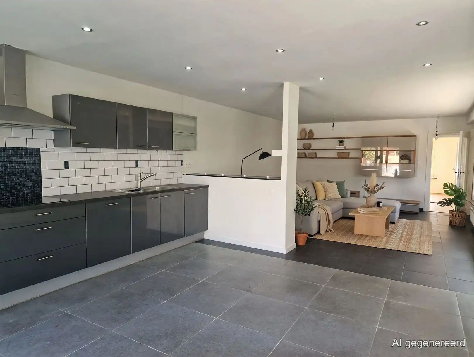 Instapklare woning  (HOB) gelegen in een rustige wijk. foto 2