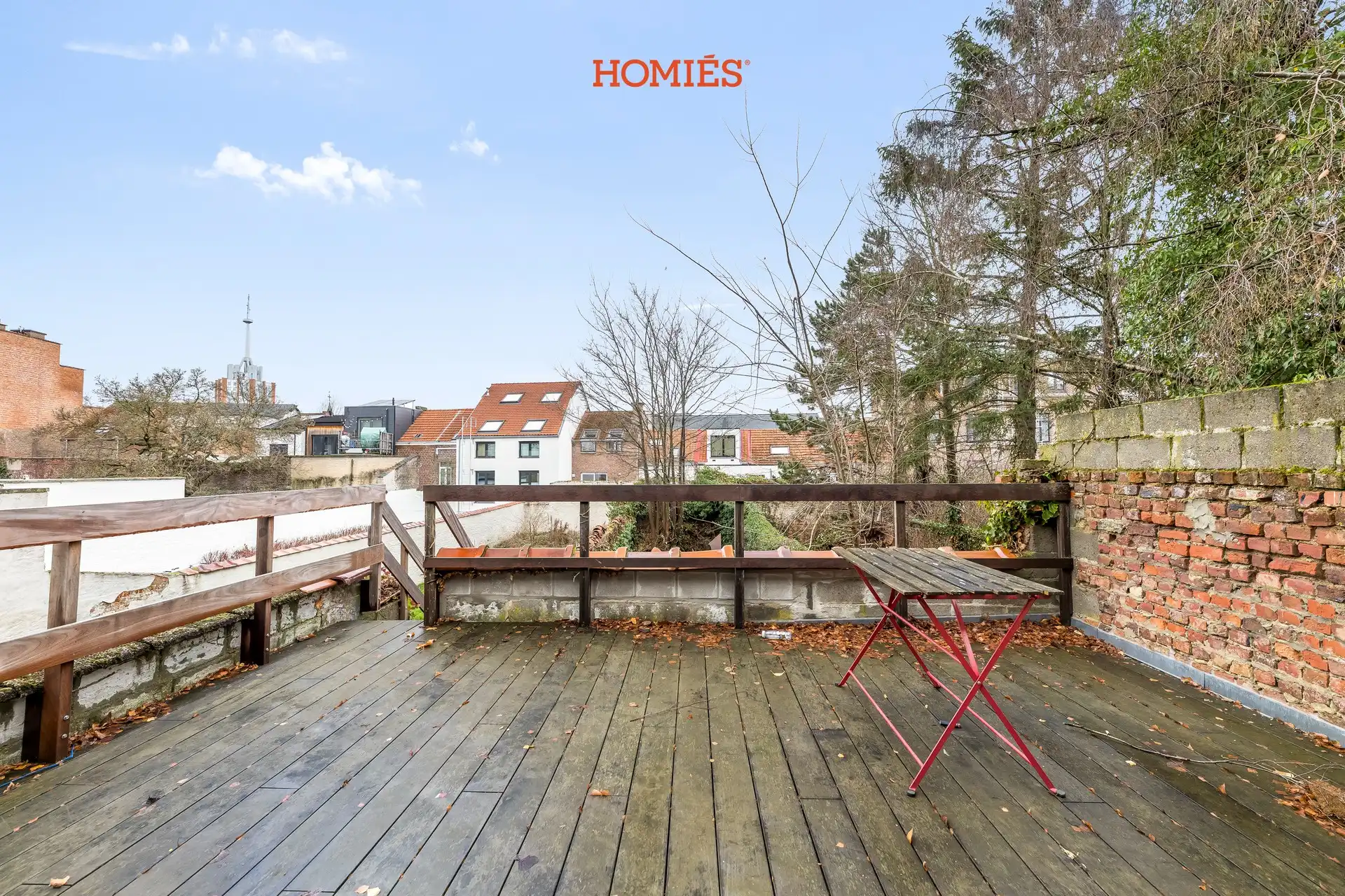 Charmante, recent gerenoveerde duplex met terras in historisch pand - centrum Leuven foto 7