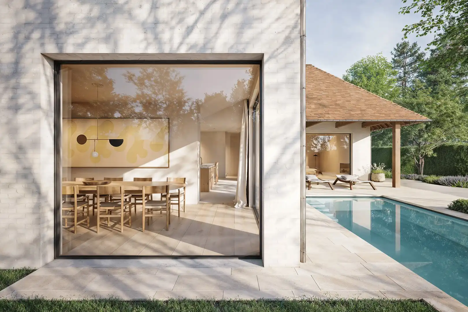 Prachtige nieuwbouwvilla op een zeldzame ligging in hartje Zoute aan de Magere Schorre. foto 4